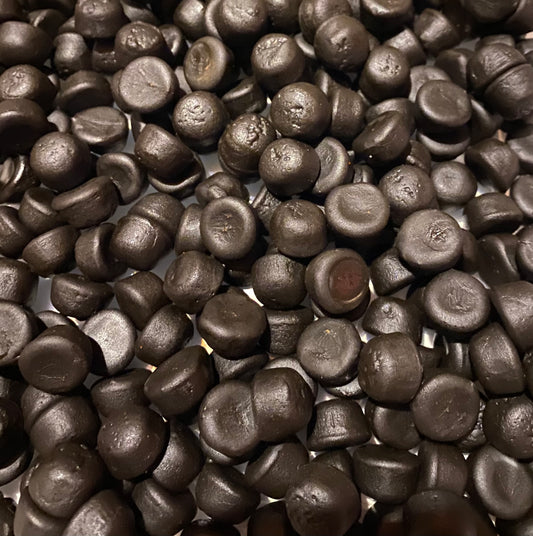 Dutch Licorice soft buttons