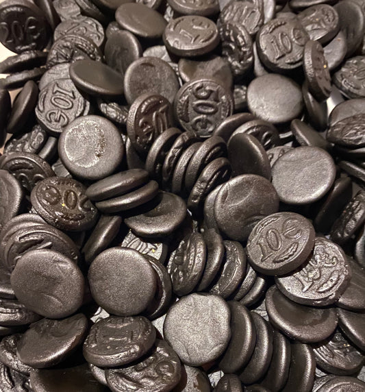 Dutch Licorice coins