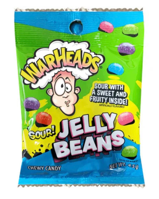 Warheads Sour Jellybeans 45g